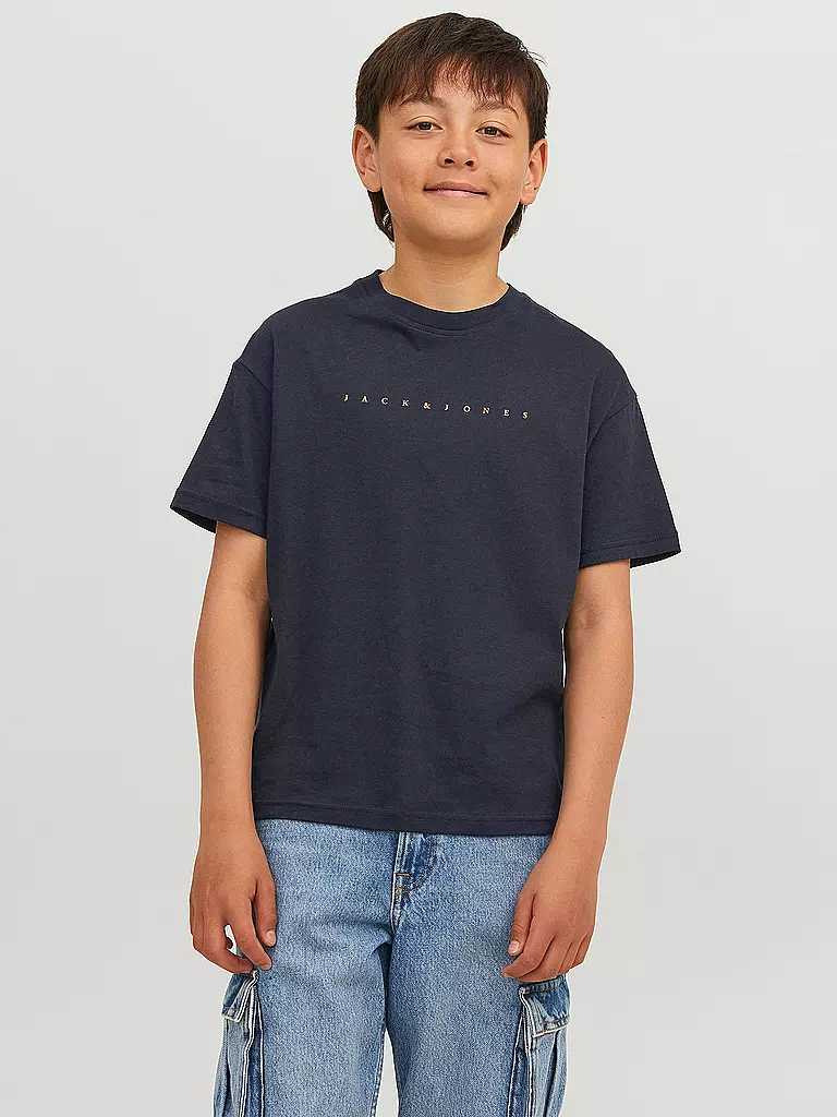 JACK & JONES | Jungen T-Shirt JJESTAR JJ | dunkelblau
