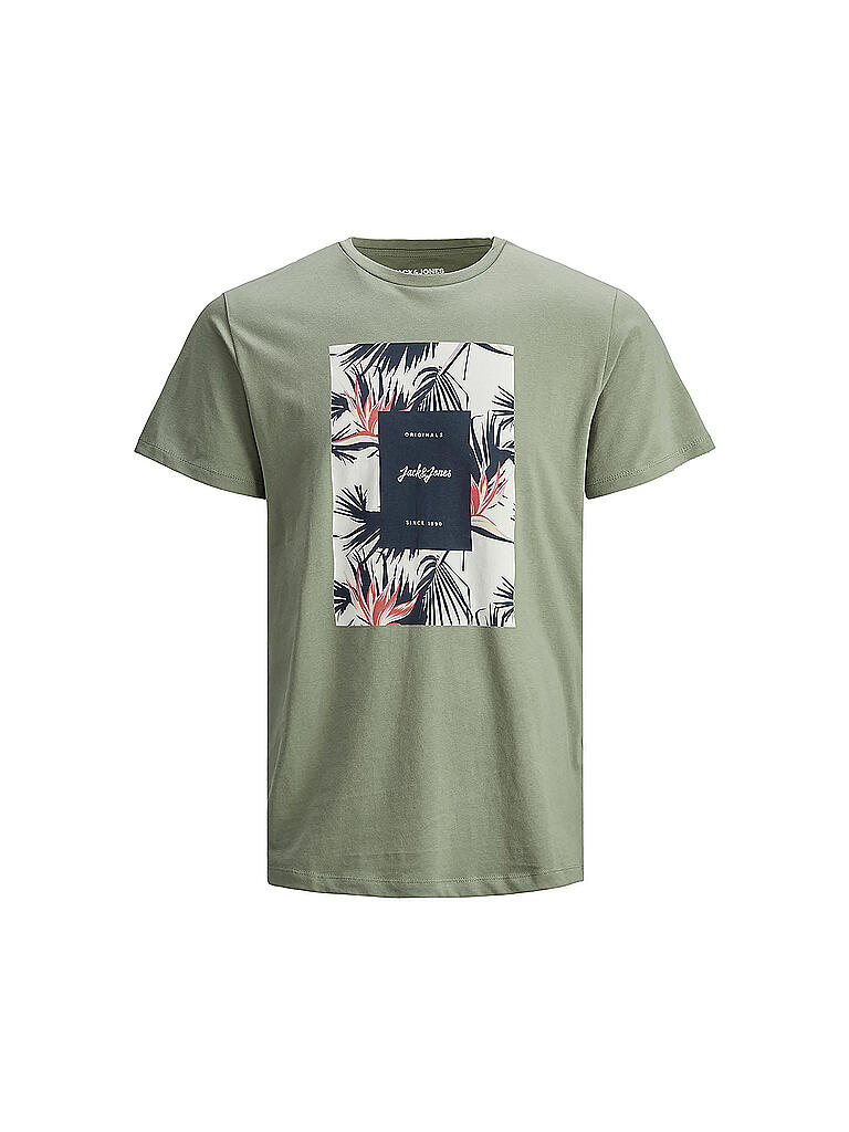 JACK & JONES | Jungen T-Shirt JORFLORALL | grün