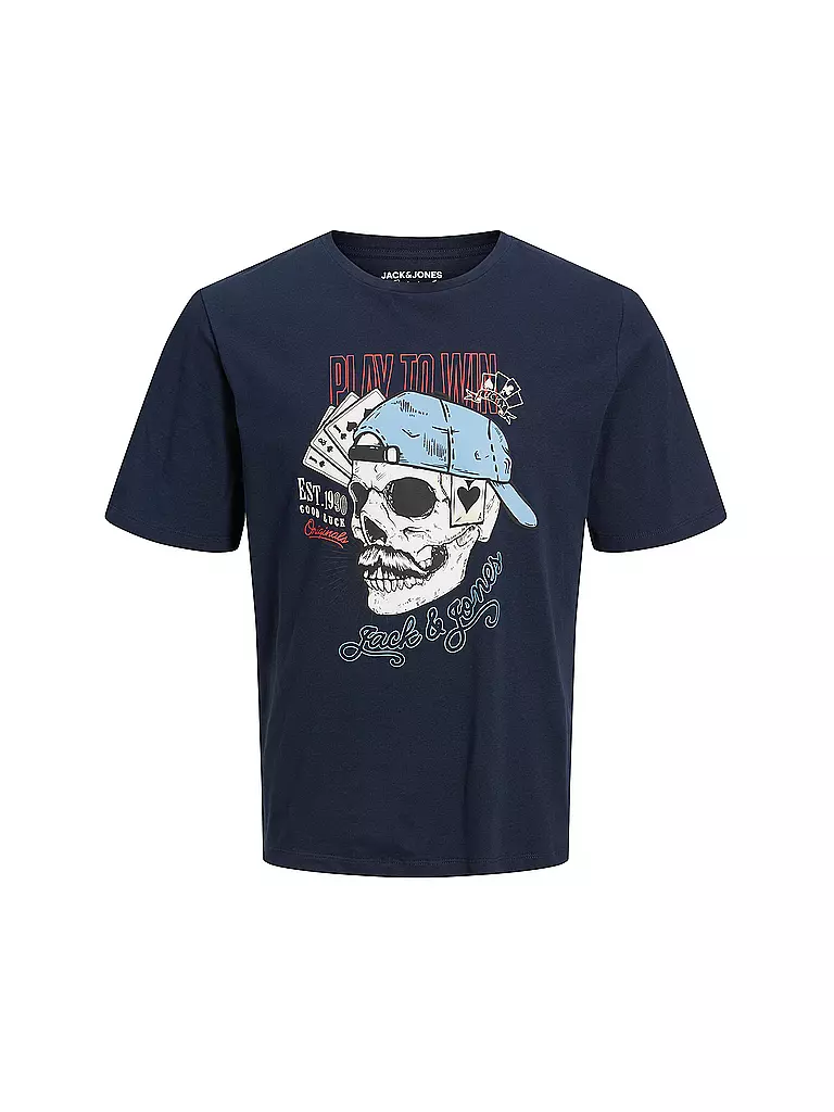 JACK & JONES | Jungen T-Shirt JORROXBURY  | dunkelblau