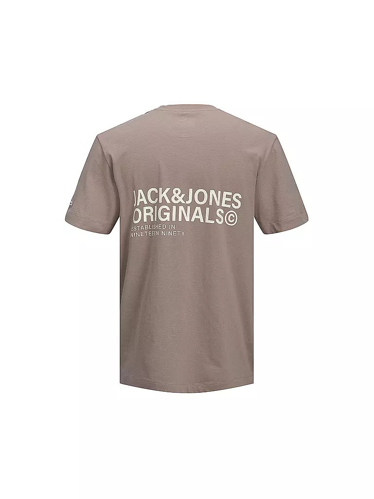 JACK & JONES | Jungen T-Shirt JORWORLD WIDE  | beige