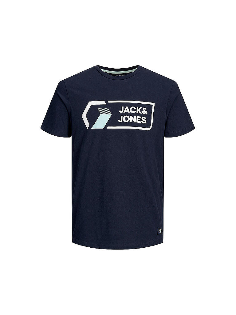 JACK & JONES | Jungen T-Shirt Regular Fit JCOLOGAN | dunkelblau