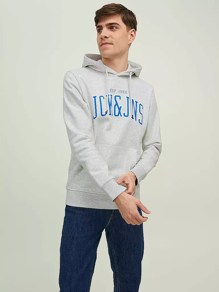 JACK & JONES | Kapuzensweater - Hoodie JJCEMB | weiß