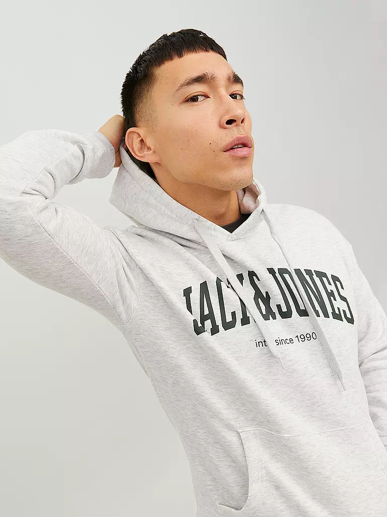 JACK & JONES | Kapuzensweater - Hoodie JJEJOSH | weiss