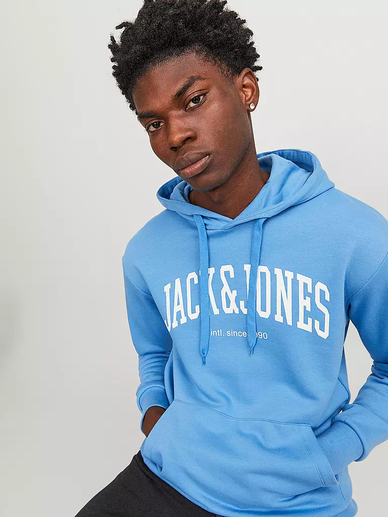 JACK & JONES | Kapuzensweater - Hoodie JJEJOSH | hellblau