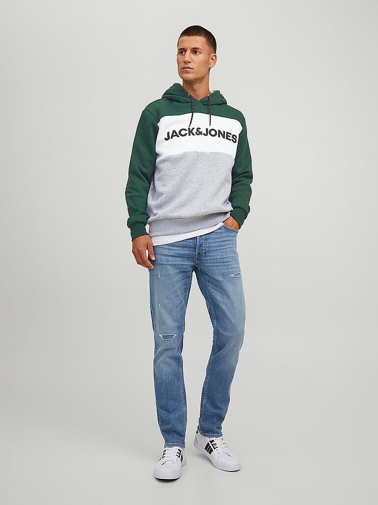 JACK & JONES | Kapuzensweater - Hoodie JJELOGO  | gruen
