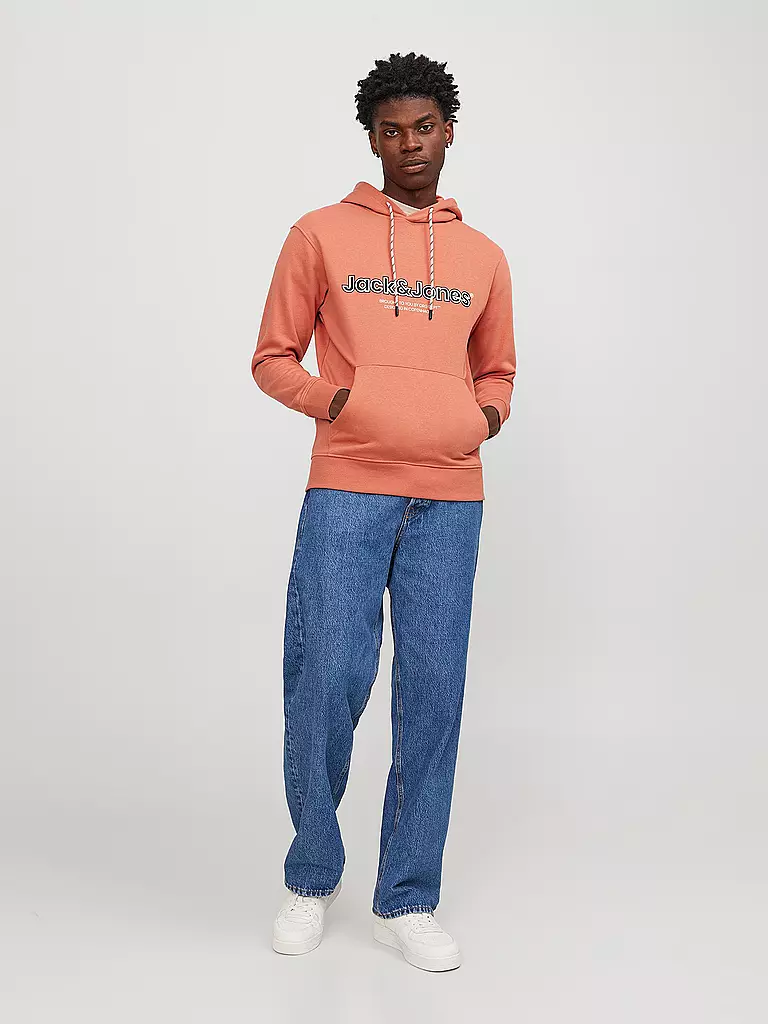 JACK & JONES | Kapuzensweater - Hoodie JORLAKEWOOD | orange