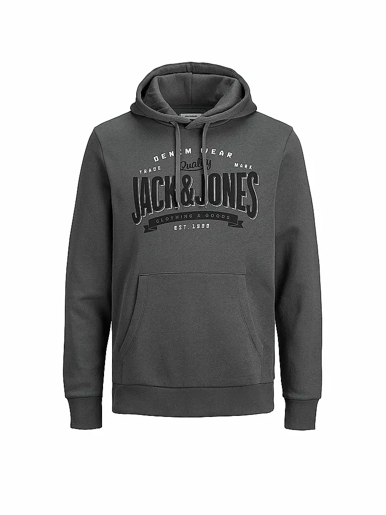 JACK & JONES | Kapuzensweater JJELOGO  | grau