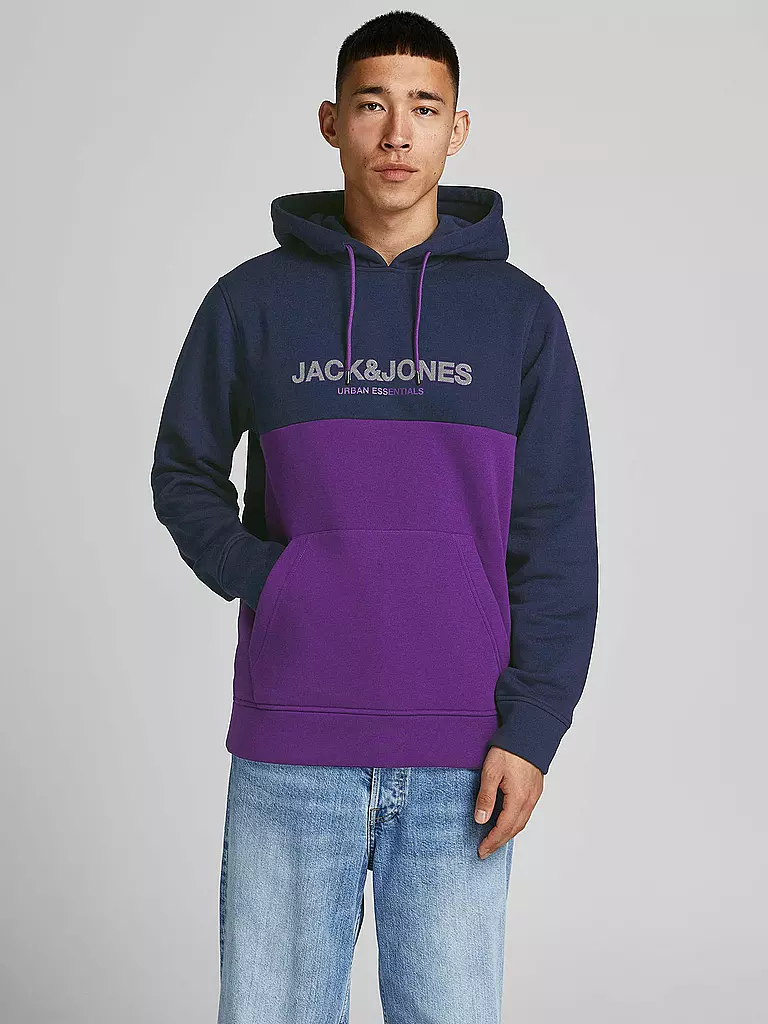 JACK & JONES | Kapuzensweater JJEURBAN  | lila