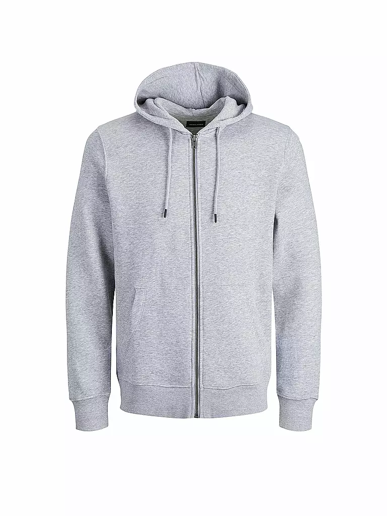 JACK & JONES | Kapuzensweatjacke JJESTAR  | grau