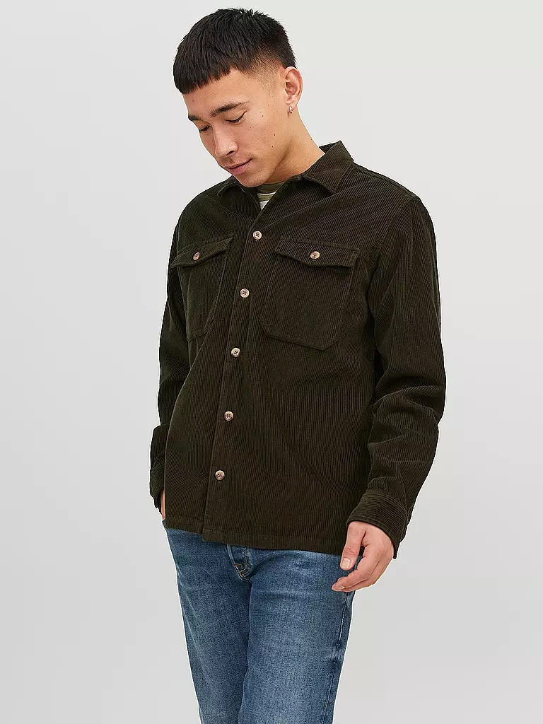 JACK & JONES | Overshirt JJEDALLAS | schwarz