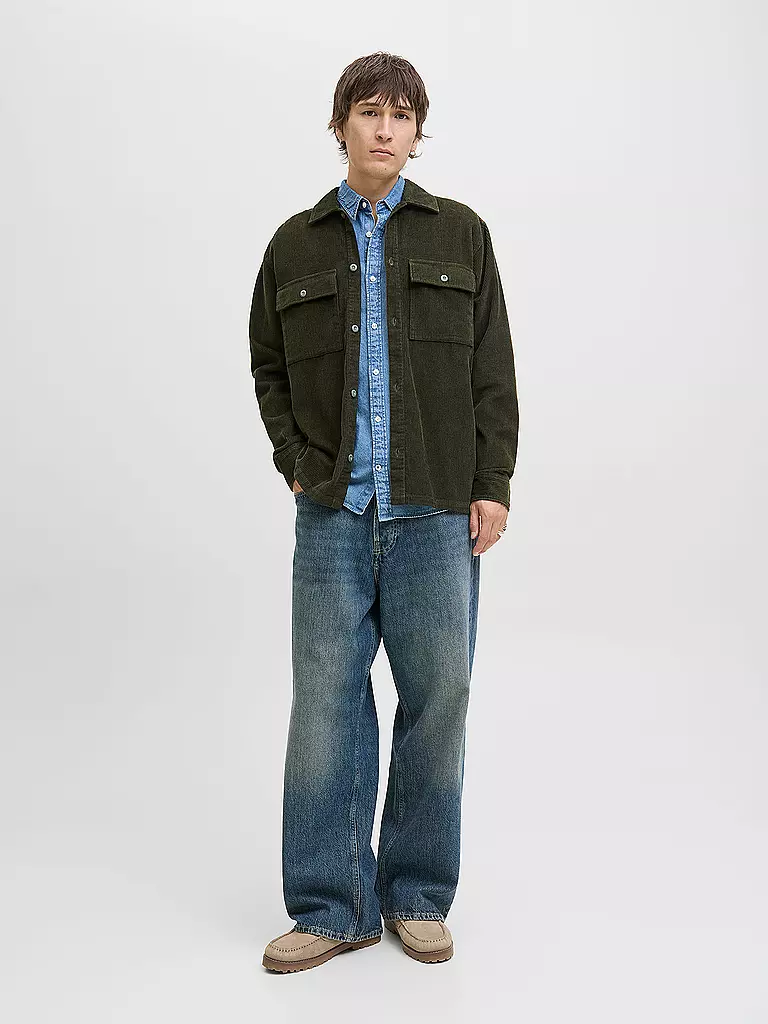JACK & JONES | Overshirt JJEPERFECT | olive