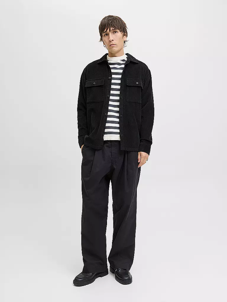 JACK & JONES | Overshirt JJEPERFECT | schwarz