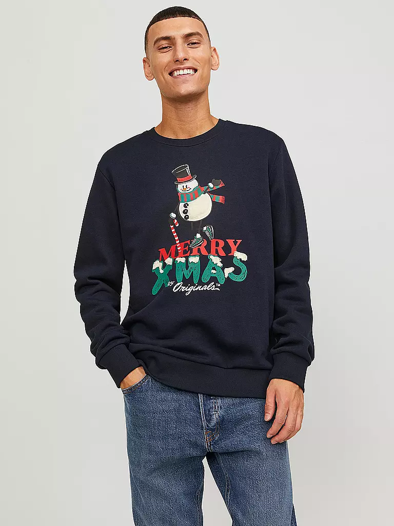 JACK & JONES | Sweater JORXMAS | dunkelblau