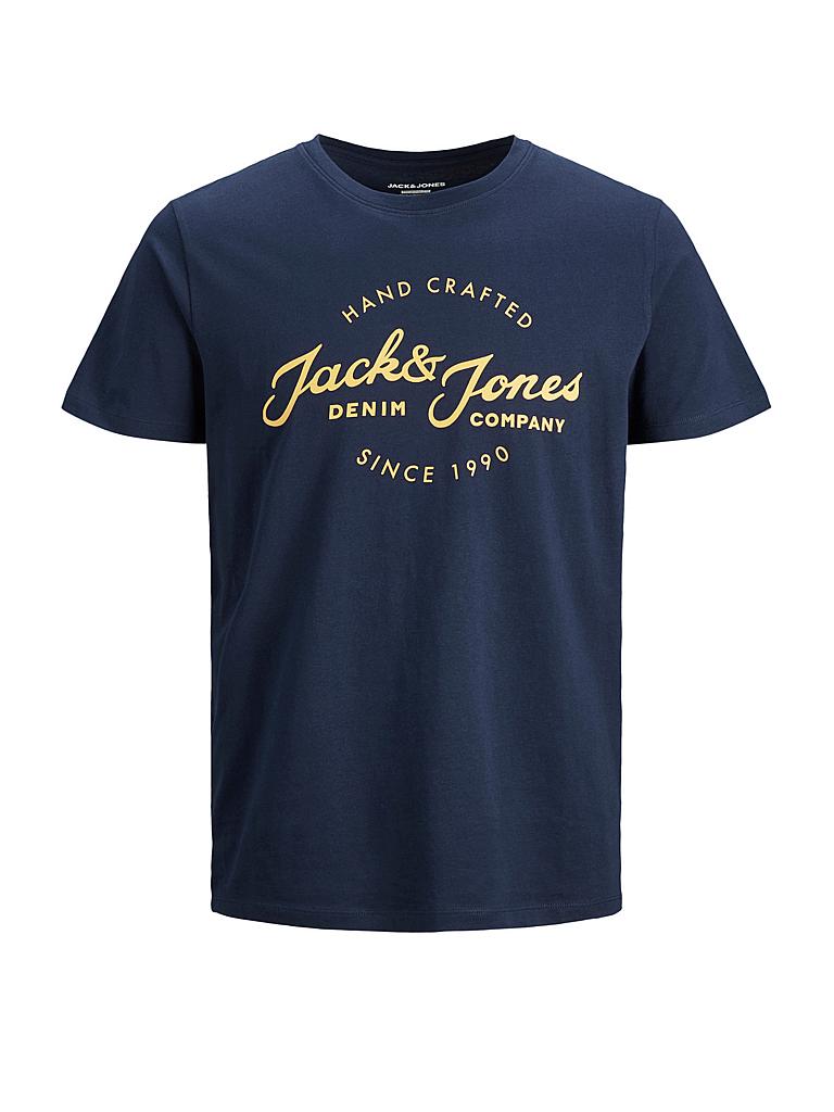 JACK & JONES | T Shirt " JJHERO " | blau