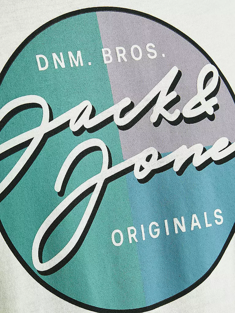 JACK & JONES | T Shirt JORBRIGHTS  | weiss