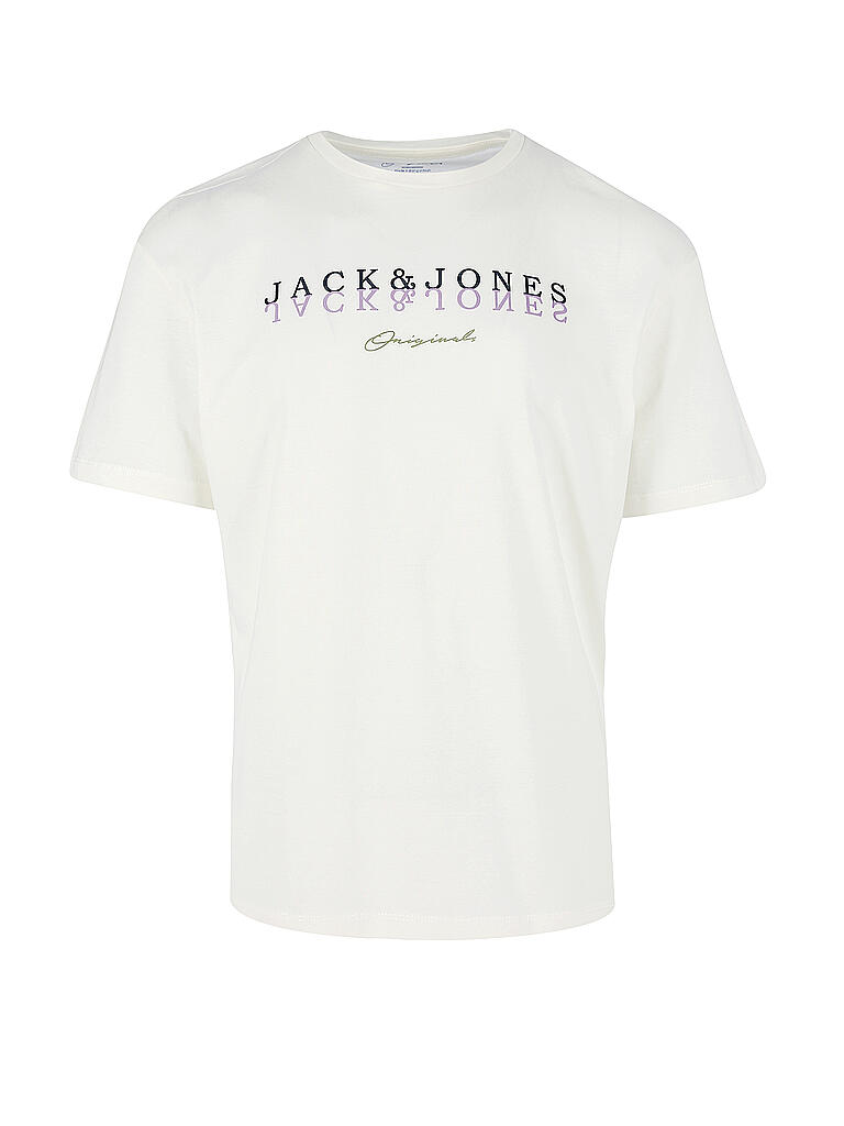JACK & JONES | T Shirt JORSHADDOW  | weiß