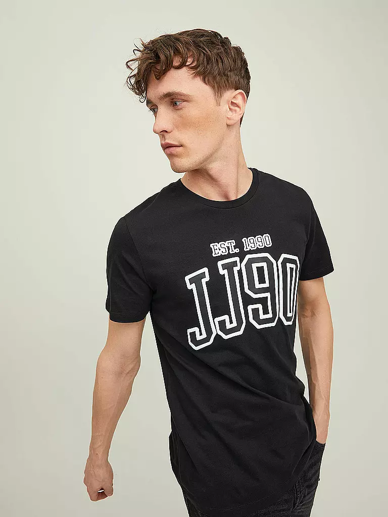 JACK & JONES | T-Shirt JJCEMB | schwarz