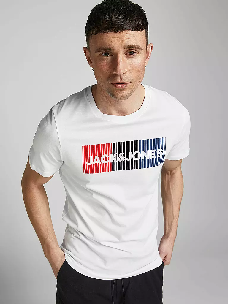 JACK & JONES | T-Shirt JJECORP | weiss