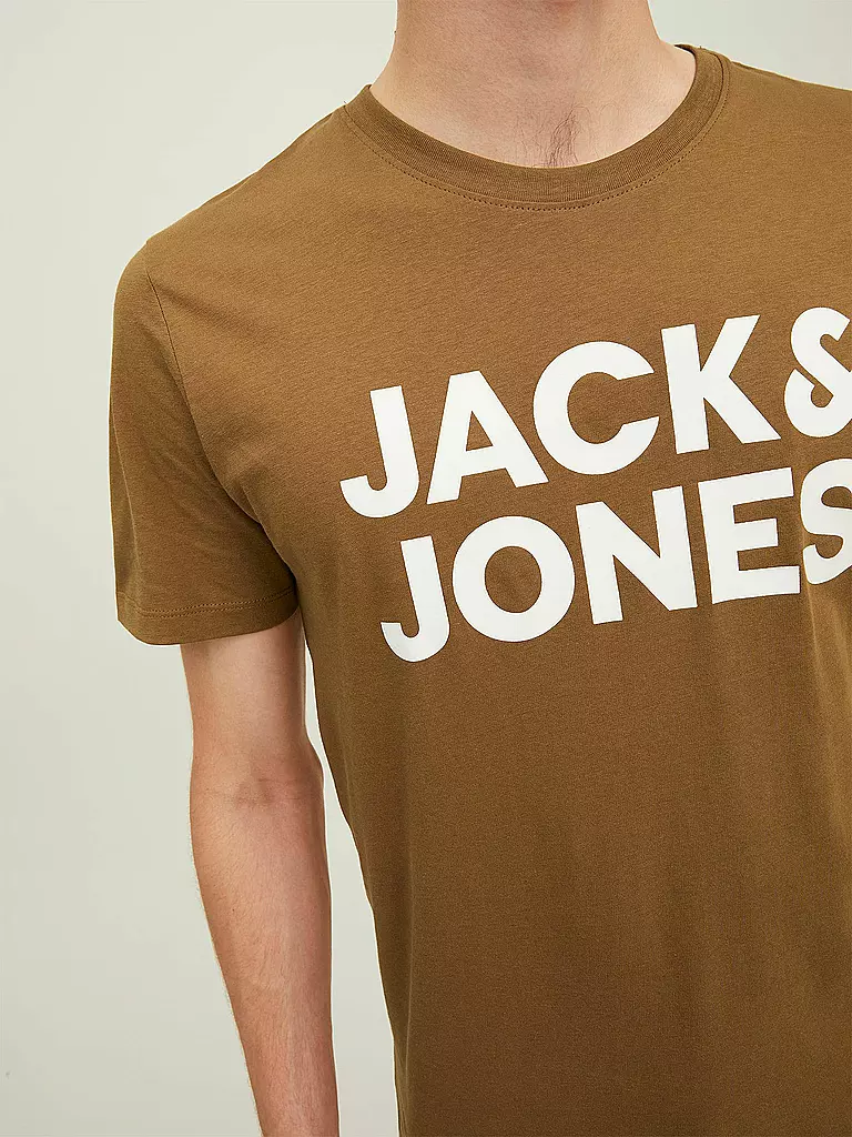 JACK & JONES | T-Shirt JJECORP | braun
