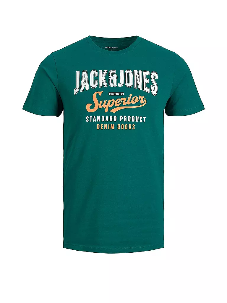 JACK & JONES | T-Shirt JJELOGO  | grün