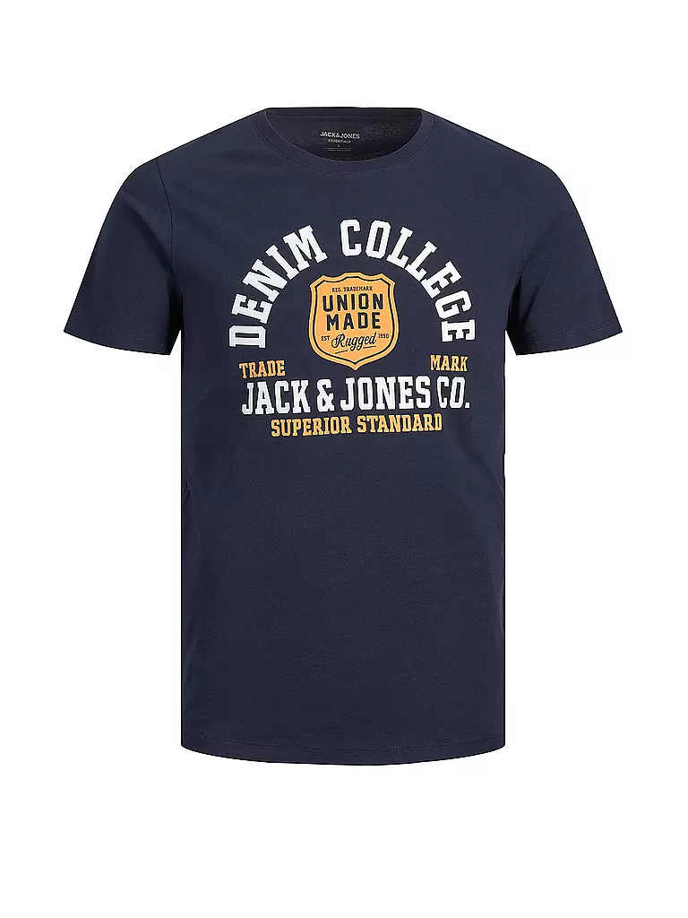 JACK & JONES | T-Shirt JJELOGO  | blau