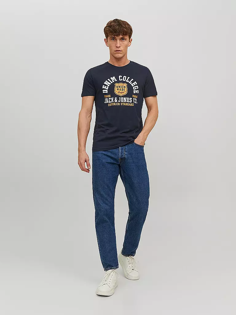 JACK & JONES | T-Shirt JJELOGO  | blau