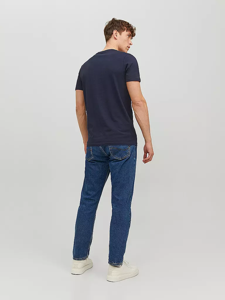 JACK & JONES | T-Shirt JJELOGO  | blau