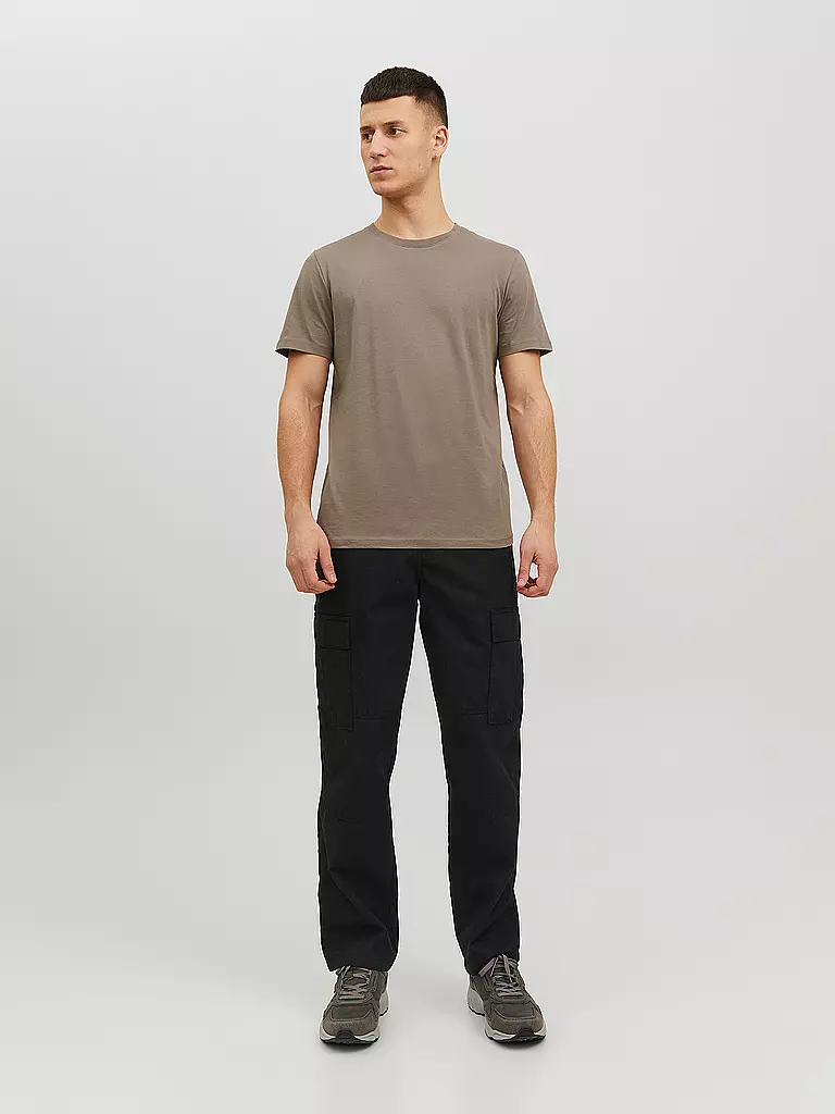 JACK & JONES | T-Shirt JJEORGANIC | braun