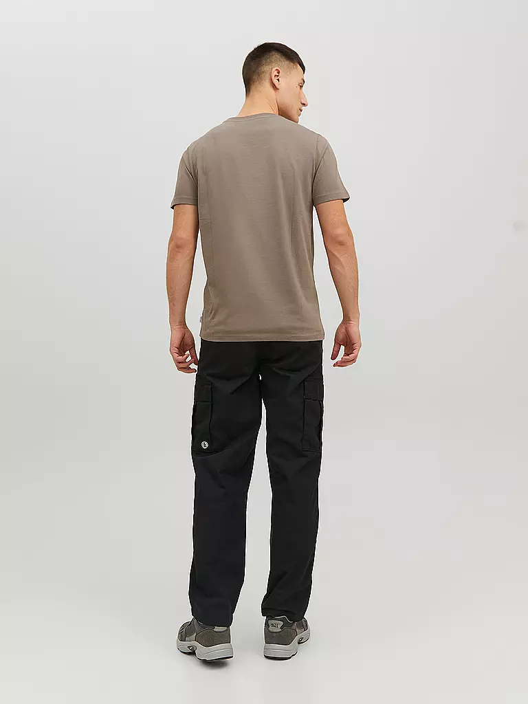 JACK & JONES | T-Shirt JJEORGANIC | braun