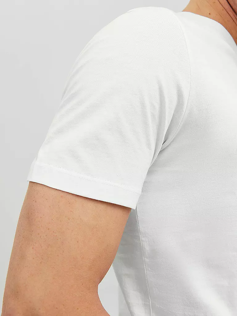 JACK & JONES | T-Shirt JJEORGANIC | weiss