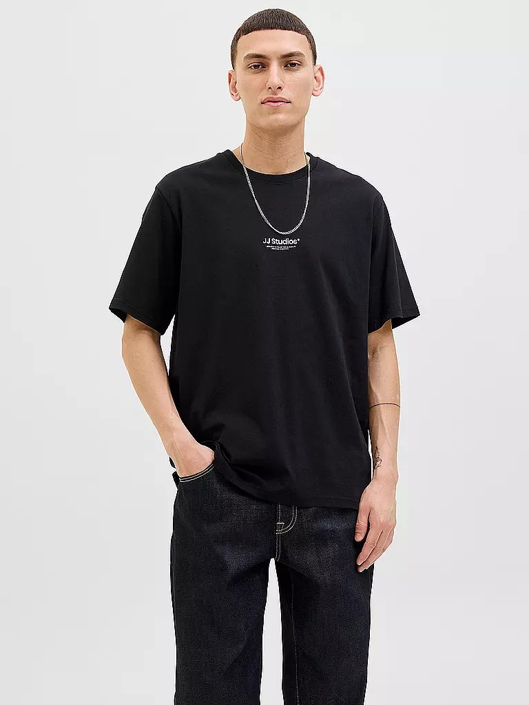JACK & JONES | T-Shirt JJESOHO | schwarz