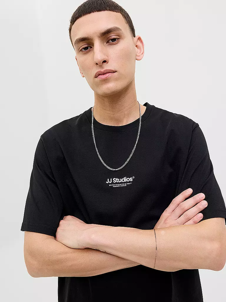 JACK & JONES | T-Shirt JJESOHO | schwarz