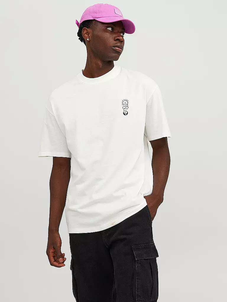JACK & JONES | T-Shirt JJHEKTOR | weiss