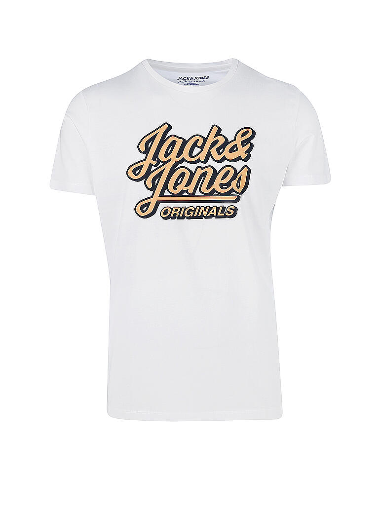 JACK & JONES | T-Shirt Relaxed Fit JORREGGIE  | weiß