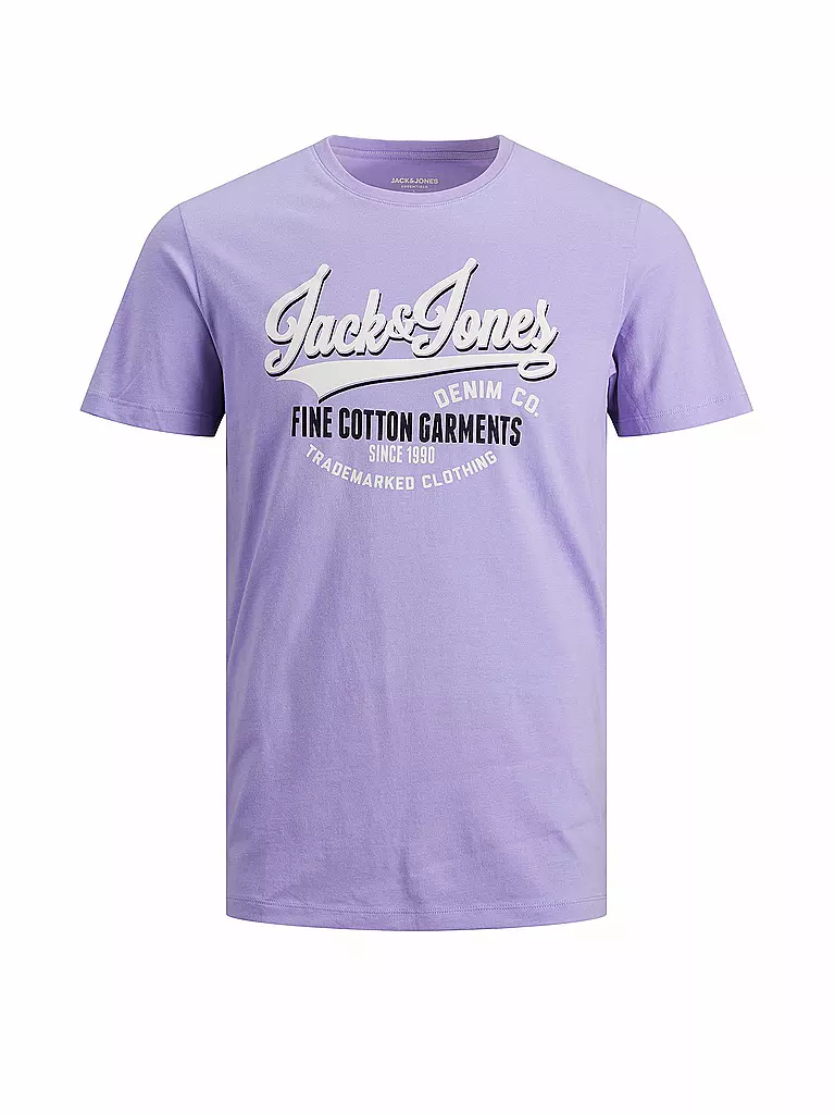 JACK & JONES | T-Shirt Slim Fit JJELOGO  | lila