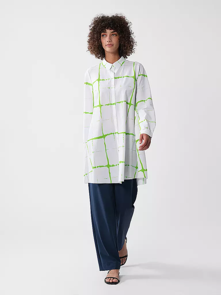 JAPAN TKY | Bluse EMI CHECK | weiss