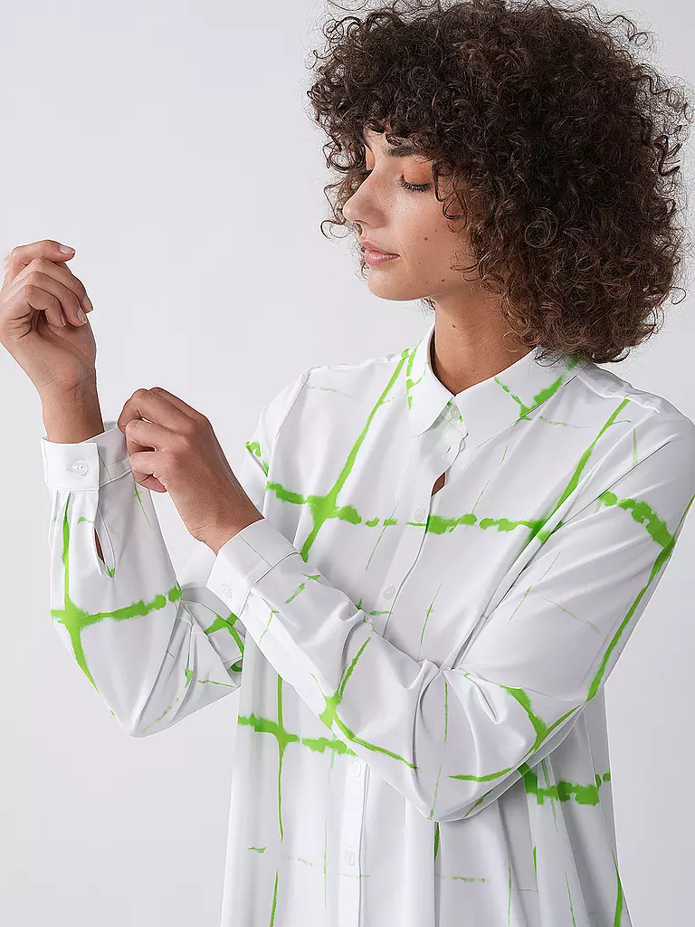 JAPAN TKY | Bluse EMI CHECK | weiss