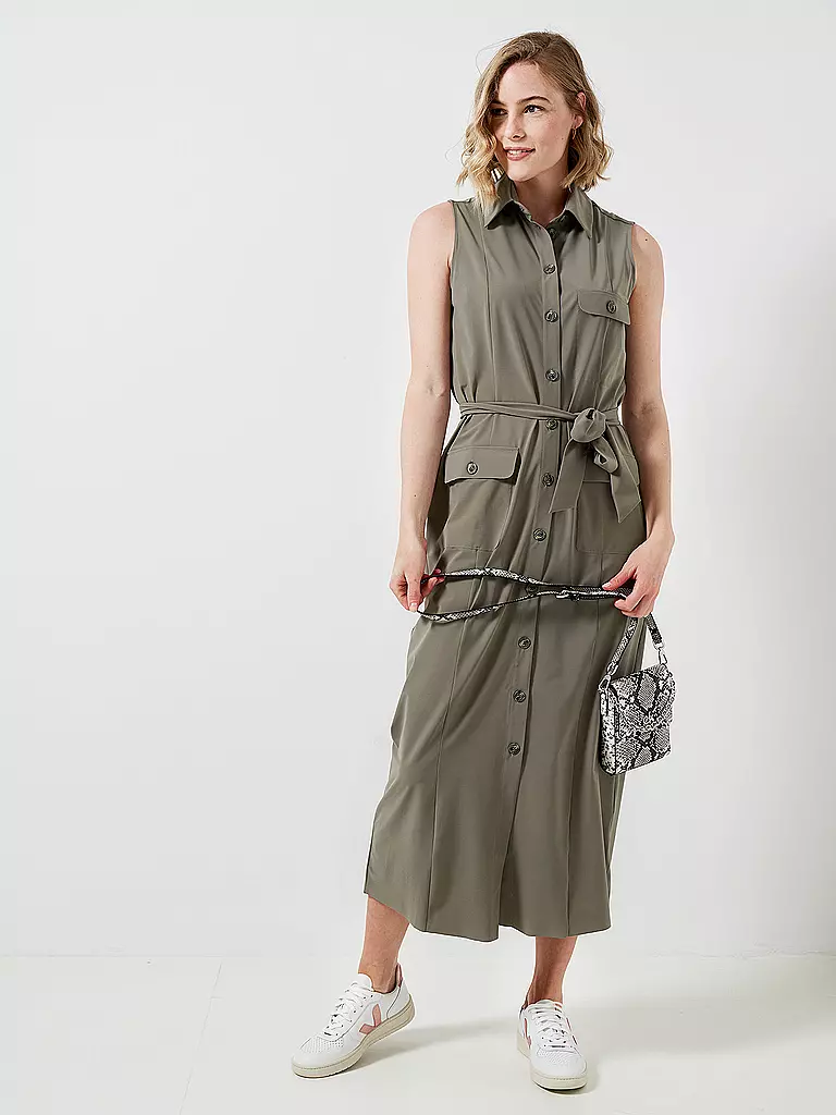 JAPAN TKY | Hemdblusenkleid Yei | olive