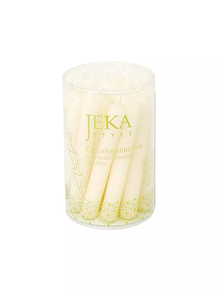 JEKA | Baumkerzen 20er Dose Elfenbein | Creme