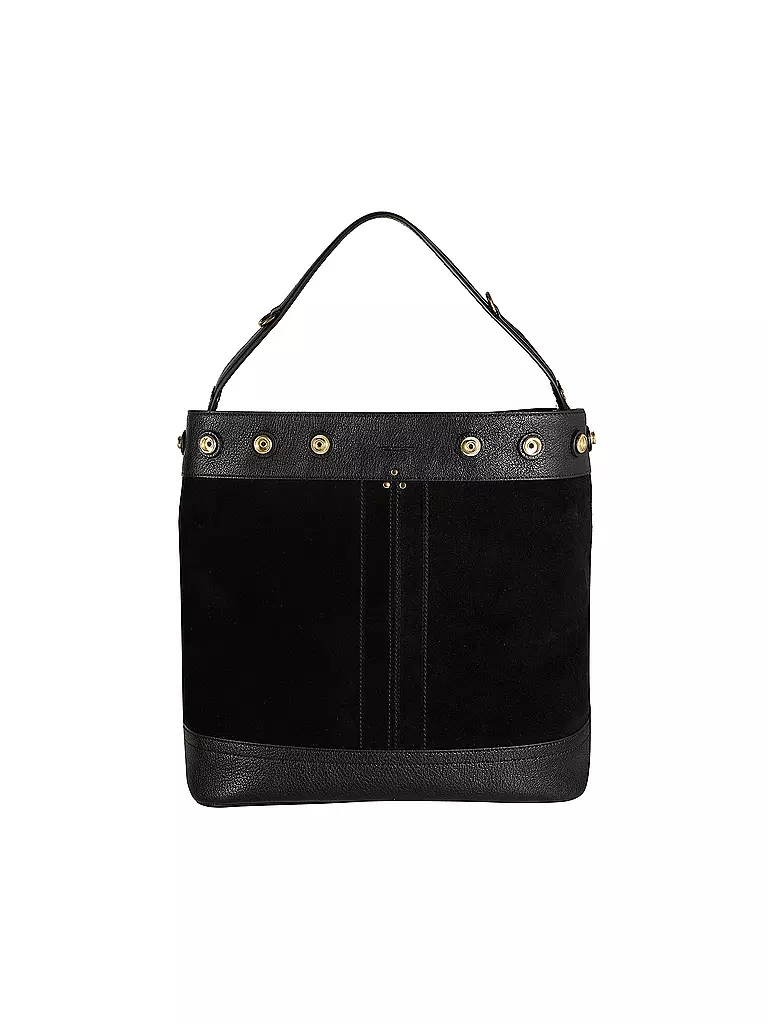 JEROME DREYFUSS | Ledertasche - Bucket Bag BEN Medium | schwarz