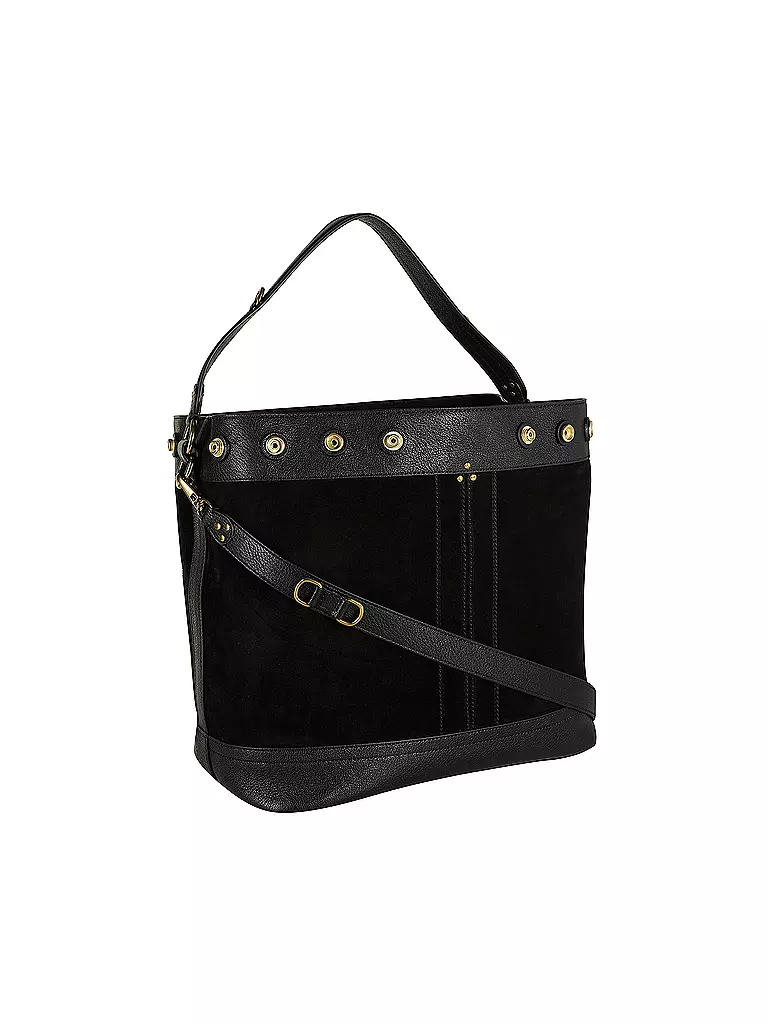 JEROME DREYFUSS | Ledertasche - Bucket Bag BEN Medium | schwarz
