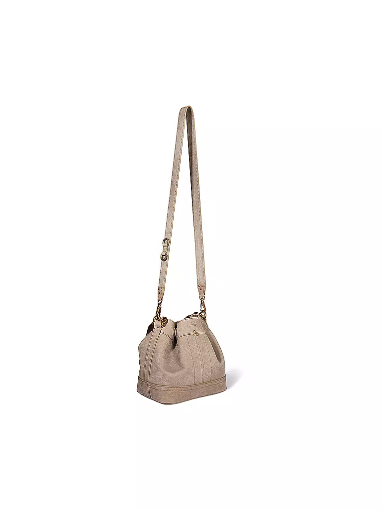 JEROME DREYFUSS | Ledertasche - Bucket Bag BEN S | grau