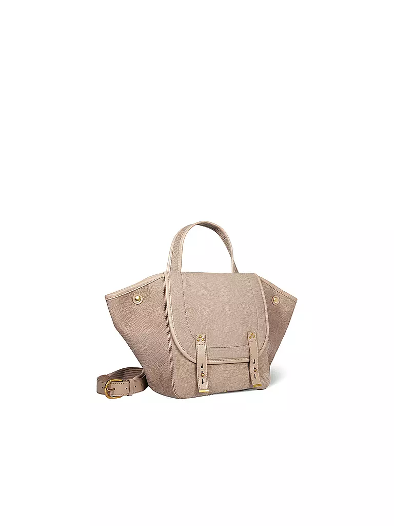 JEROME DREYFUSS | Ledertasche - Henkeltasche STAN PANIER Medium | grau