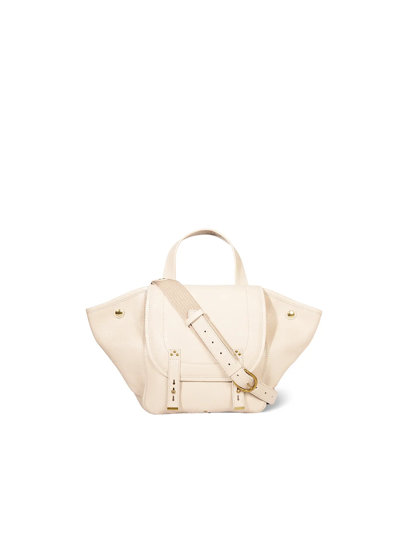 JEROME DREYFUSS | Ledertasche - Henkeltasche STAN PANIER Medium | creme