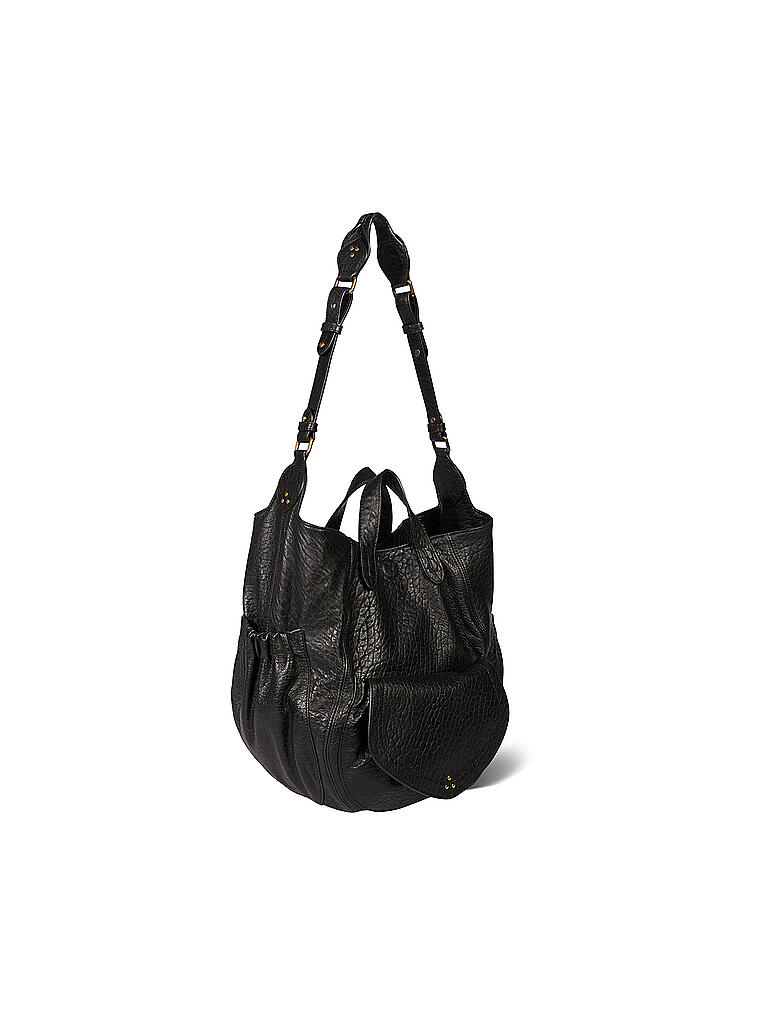 JEROME DREYFUSS | Ledertasche - Hobo Bag Helmut | schwarz