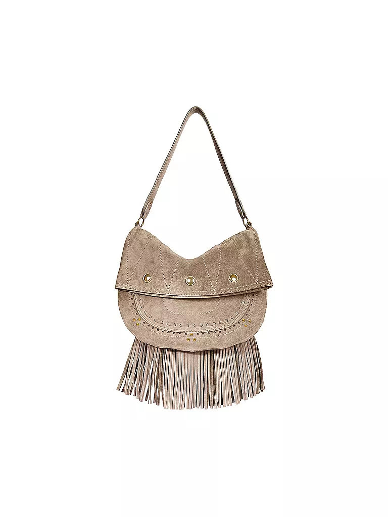 JEROME DREYFUSS | Ledertasche - Hobo Bag JERRY Medium | beige