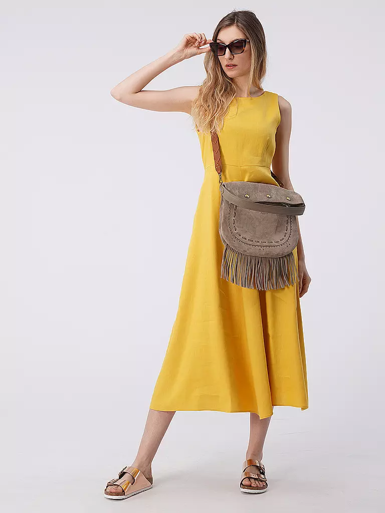 JEROME DREYFUSS | Ledertasche - Hobo Bag JERRY Medium | beige