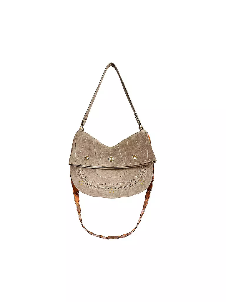 JEROME DREYFUSS | Ledertasche - Hobo Bag JERRY Medium | beige