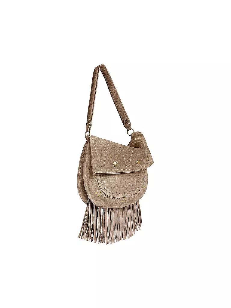 JEROME DREYFUSS | Ledertasche - Hobo Bag JERRY Medium | beige