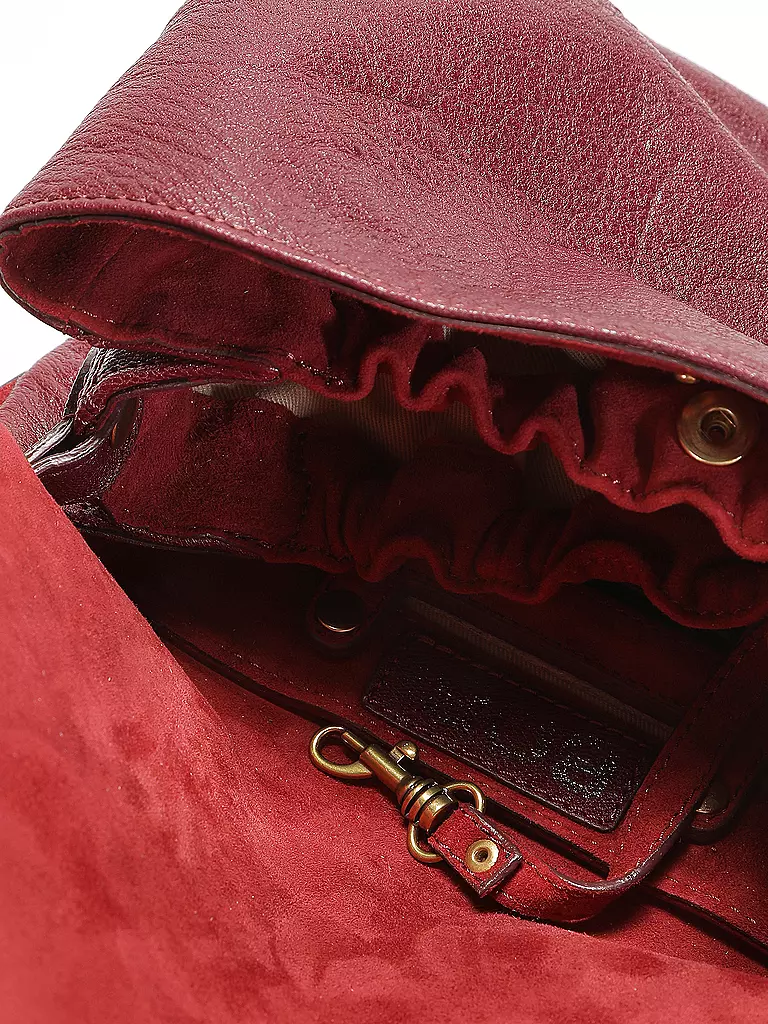 JEROME DREYFUSS | Ledertasche - Mini Bag BOBI | dunkelrot